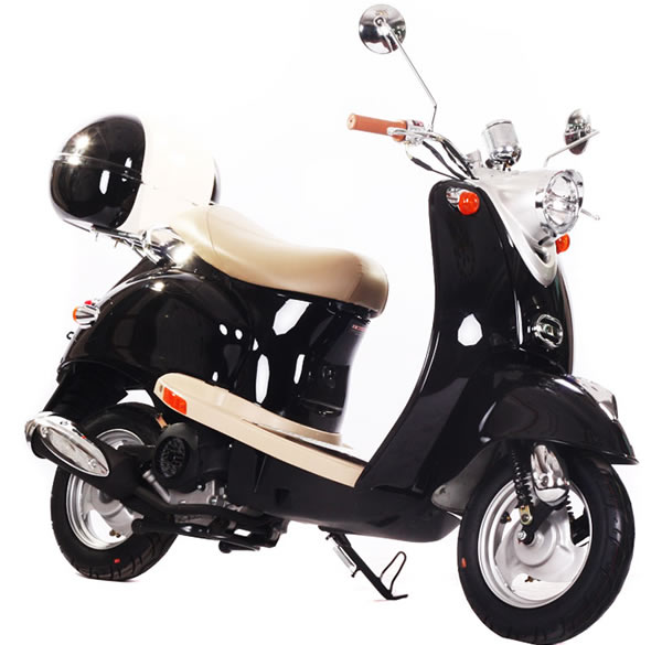 NEW under 50cc Moped 49cc Retro Vintage Gas Scooter Motor Bike 100